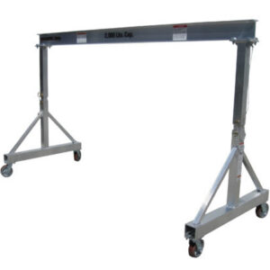 1 Ton Aluminum Gantry Crane Adj Height & Width 6' Span 5'6" - 8'6" HUB - ECMW - 2PSB69